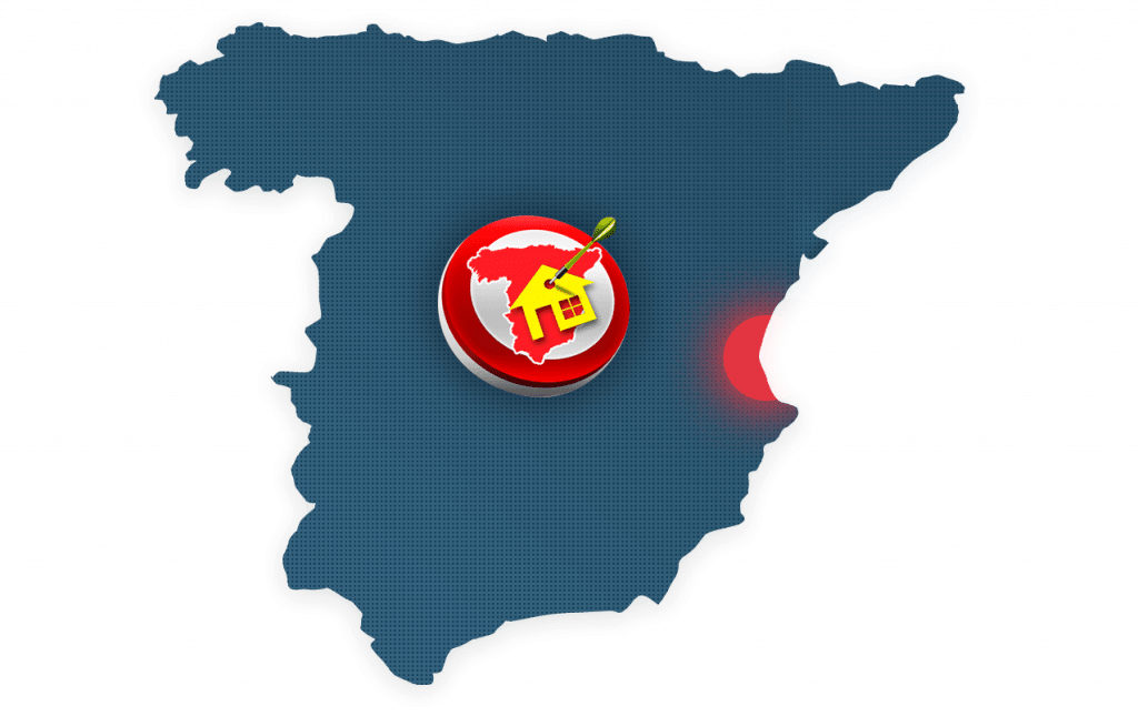 Costa Valencia location sur carte Espagne de Acheter Malin Espagne